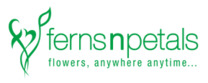 Ferns N Petals Logotipo para artículos de compras online productos