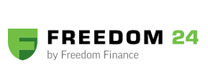 Freedom 24 Logotipo para artículos de compañías financieras y productos