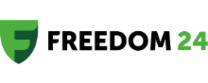Freedom 24 Logotipo para artículos de compañías financieras y productos