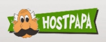 Hostpapa Logotipo para artículos de productos de telecomunicación y servicios