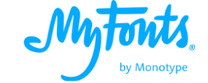 MyFonts Logotipo para artículos de compras online para Multimedia productos