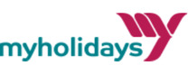 Myholidays Logotipos para artículos de agencias de viaje y experiencias vacacionales