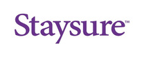 Staysure Logotipo para artículos de compañías de seguros, paquetes y servicios