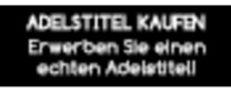 Adelstitel kaufen DE Logotipo para productos de Regalos Originales