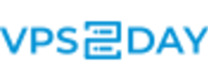 VPS2day Logotipo para artículos de productos de telecomunicación y servicios