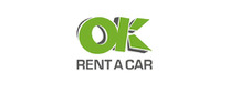 OK Rent a Car Logotipo para artículos de alquileres de coches y otros servicios