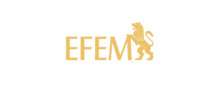 Efem Logotipo para artículos de compañías financieras y productos