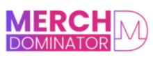 Merchdominator.com Logotipo para artículos de Trabajos Freelance y Servicios Online