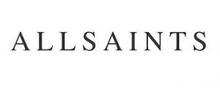 AllSaints Logotipo para artículos de compras online productos