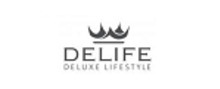 DeLife Logotipo para artículos de compras online productos