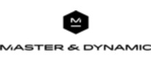 Master and Dynamic Logotipo para artículos de compras online productos