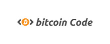 Bitcoincode.es Logotipo para artículos de compañías financieras y productos