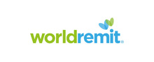 World Remit Logotipo para artículos de compañías financieras y productos
