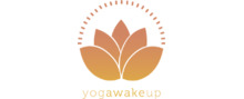 Yoga Wake Up Logotipo para artículos de dieta y productos buenos para la salud