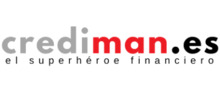 Crediman Logotipo para artículos de préstamos y productos financieros