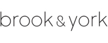 Brook and York Logotipo para artículos de compras online productos