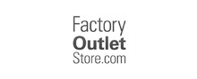Factory Outlet Store Logotipo para artículos de compras online productos