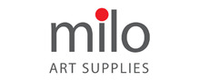 Milo Art Supplies Logotipo para artículos de compras online productos
