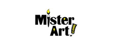 Mister Art Logotipo para artículos de compras online productos