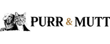 Purr and Mutt Logotipo para artículos de compras online productos