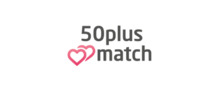 50PlusMatch Logotipo para artículos de sitios web de citas y servicios