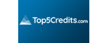 Top5Credits Logotipo para artículos de préstamos y productos financieros