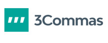 3 Commas Logotipo para artículos de compañías financieras y productos