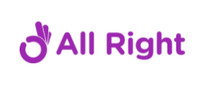 Allright Logotipo para productos de Estudio y Cursos Online