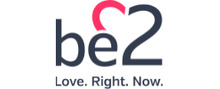 Be2 Logotipo para artículos de sitios web de citas y servicios