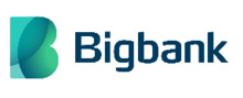 BigBank Logotipo para artículos de préstamos y productos financieros