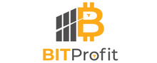 Bit Profit Logotipo para artículos de compañías financieras y productos