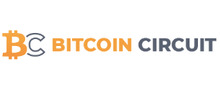 Bitcoin Circuit Logotipo para artículos de compañías financieras y productos