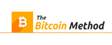 Bitcoin Method Logotipo para artículos de compañías financieras y productos