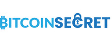Bitcoin Secret Logotipo para artículos de compañías financieras y productos