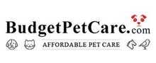 Budget Pet Care Logotipo para artículos de compras online productos