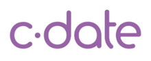 C-date Logotipo para artículos de sitios web de citas y servicios