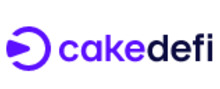 Cake Defi Logotipo para artículos de compras online productos