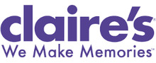 Claire's Logotipo para artículos de compras online para Moda y Complementos productos