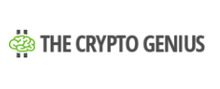 The Crypto Genius Logotipo para artículos de compañías financieras y productos