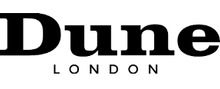 Dune London Logotipo para artículos de compras online para Las mejores opiniones de Moda y Complementos productos
