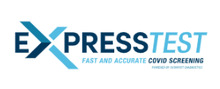Express Test Logotipo para artículos de compañías de seguros, paquetes y servicios