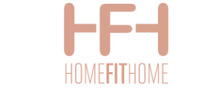 Home Fit Home Logotipo para artículos de dieta y productos buenos para la salud