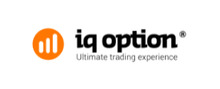 IQ Option Logotipo para artículos de compañías financieras y productos