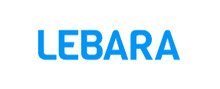 Lebara Logotipo para artículos de productos de telecomunicación y servicios