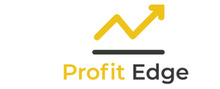 Profit Edge Logotipo para artículos de compañías financieras y productos