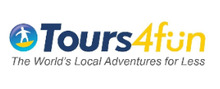 Tours4Fun Logotipos para artículos de agencias de viaje y experiencias vacacionales