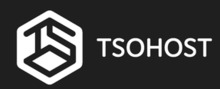 TsoHost Logotipo para artículos de productos de telecomunicación y servicios