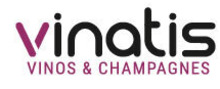 Vinatis VINOS & CHAMPAGNES Logotipo para productos de comida y bebida