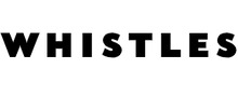 Whistles Logotipo para artículos de compras online para Moda y Complementos productos