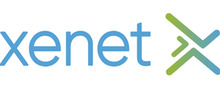 Xenet Logotipo para artículos de productos de telecomunicación y servicios